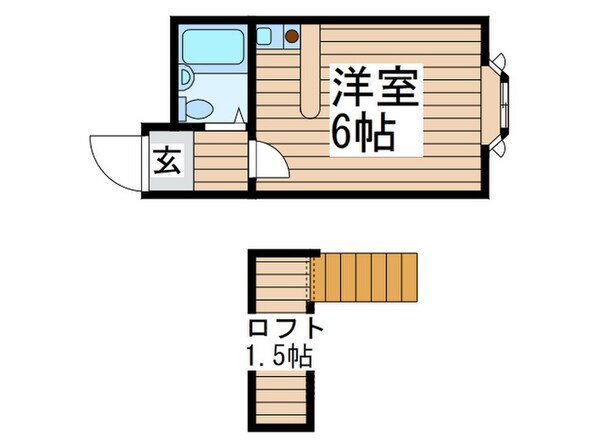 ベルピア馬橋2-1の物件間取画像